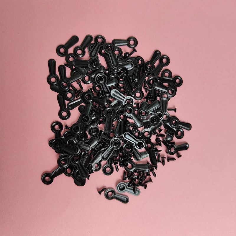 100 Pieces Metal Picture Frames Turn Button Fasteners with 100