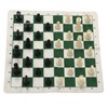 Chess Checkers Set PP Chess Pieces PU Imitation Leather Chess