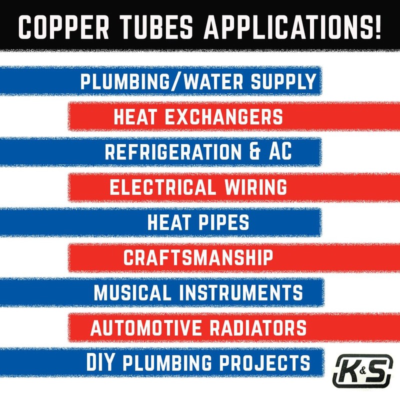 K&S Precision Metals Round Copper Tube 8118 – 3/32" OD