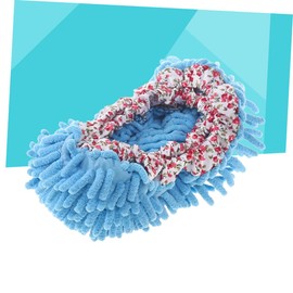 HOMSFOU 2 Pcs Floor Buffer Polisher Silly for Women Mop Floor Shoes Cover Microfiber Duster Mops Mop Socks Floor Cleaning Slippers Mop Slippers Shoes Mope Wipe The Floor