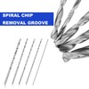 5 Pcs 150mm Extra Long Wood Drill Bits - Speed