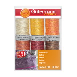 Gütermann - Gütermann Cotton No.30 (300m) Sewing Thread Set 2-6 Pieces