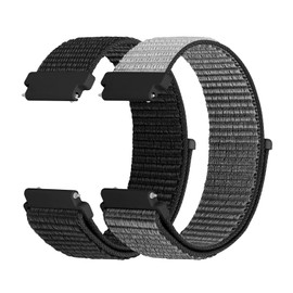 [Onetmpre] Universal Nylon Watch Band 16mm 18mm 20mm 22mm Quick Release Replacement Wristband Men Women Adjustable Watch Strap