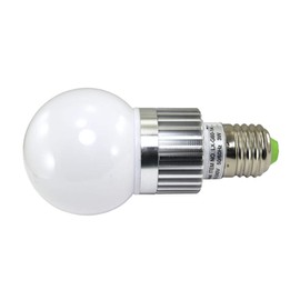 G60-14 LED Light Bulb 3 Watt 240 Lumens 140° 40w Equivalent 100-240v AC 50/60 Hz E-26 30000+ Hour Aluminum 2 Year Warranty