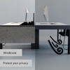 VOVCIG Under Desk Privacy Panel,59 x 19.7 inch Felt Board