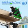 (3 Packs) 8W Solar Panel for Security Camera, USB-C &