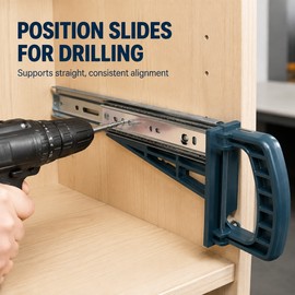 Magnetic Drawer Slide Jig for Cabinet Installation