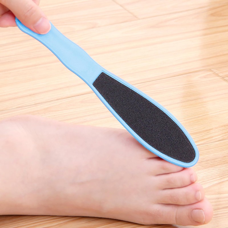 8-Piece Double-Sided Foot Pedicure Board, Double Sided Thick and Thin