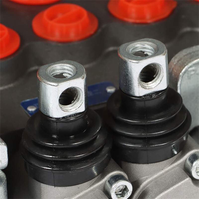 waltyotur Hydraulic Directional Control Valve w/ 2 Joystick 6 Spool