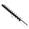 TINVHY 2in Wide 24in Long Metal Earth Augers Drill Bit,