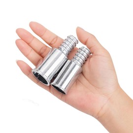 Metal Threaded Tip Repair Kit,Broom Handle Threaded End,Palo para Trapeador,Broom Stick Pole Extension Pole Adapter 2 Sets