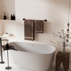 MIROAMZ Towel Bar, Adjustable 12.7inch to 23.2inch Wall Mounted Towel