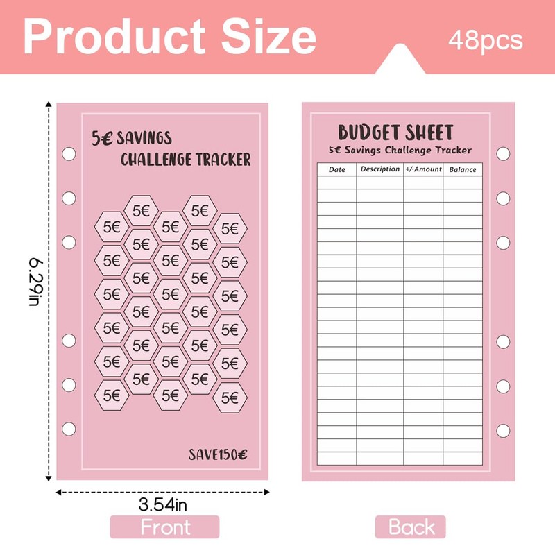 NHQZ Economy Challenge Budget Planner, Money Saving Challenge, Budget Planner,