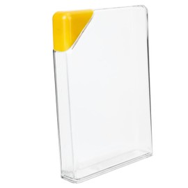 Totority Portable Transparent Flat Water Bottle Design for Easy Carrying Capacity Leak for Sports and Outdoor Activities for School Bags and Backpacks