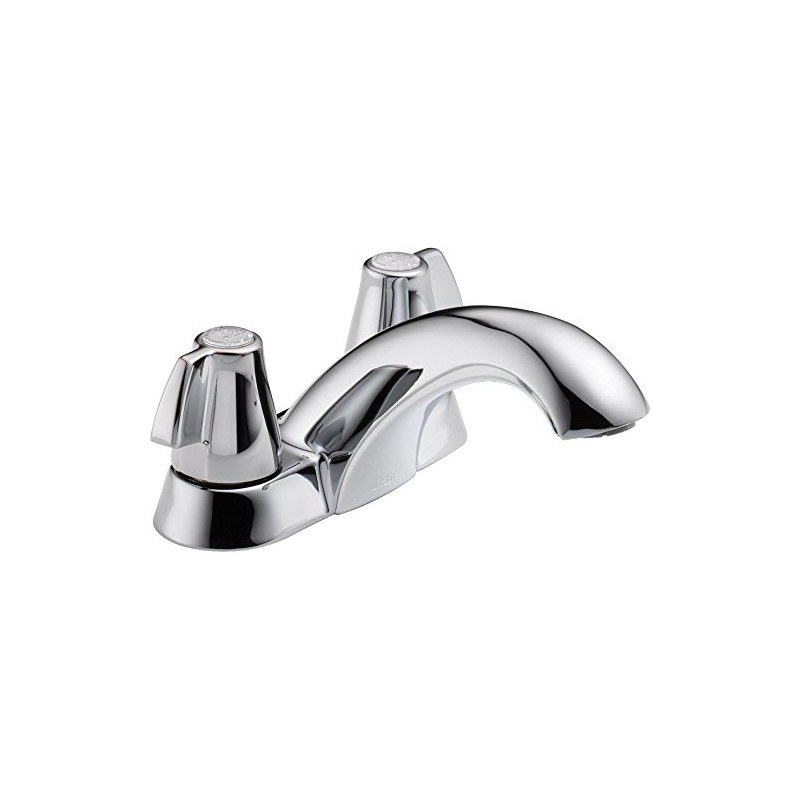 DELTA FAUCET 2500LF, 2.87 x 6.00 x 3.43 inches, Chrome