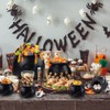 JOISHOP 6pcs(8.5", 5.5", 4pcs 2.8") Halloween Large Cauldron, Halloween Black