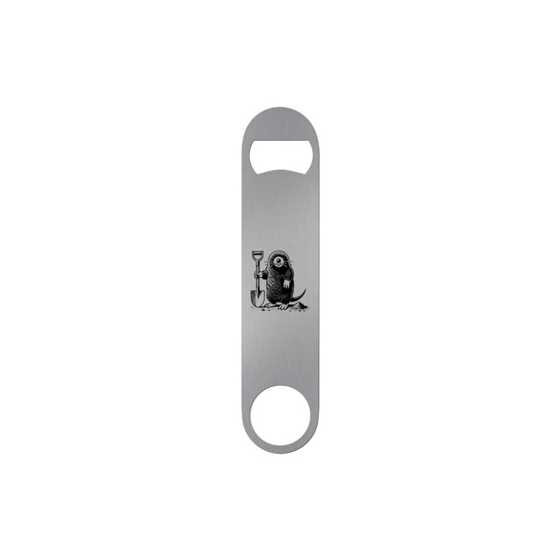 'Mole Digging with Shovel' Bar Blade Bottle Opener (BR00020032)