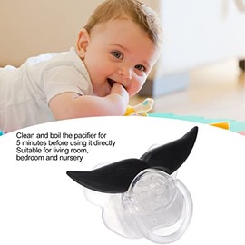 ZJchao Chupón con Bigote para Bebé, Chupete con Diseño de Bigote y Barba, Accesorio Divertido y Seguro para Uso en Casa o Guardería, Ideal para Regalo Infantil
