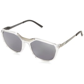 ALPINA Unisex Fleek Sunglasses, Transparent-silver gloss, Unit size