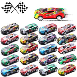 30 Pack Pull Back Cars for Kids, Mini Cars Toy Bulk Party Favor Race Cars Toys, Bulk Small Pull Back Car Toys for Treasure Box, Goodie Bag Stuffers, Pinata Fillers for Boys Girls Toddlers