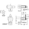 Padlock Hasp (Also Known as Padlockable Cam Lock) for Locker