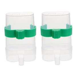 Bebedero Automático para Loros 2 Piezas Plástico Resistente Fácil De Limpiar