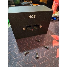NCE Improved-NCE  3D printed stand alone Power Cab box  with CAB Built in face Panel