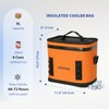 KEEFREE Soft Cooler 8 Cans,Insulated Bag Leakproof with Zipper for
