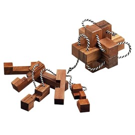 Philos 6032 Puzzle Game Chinese Devil, Brown