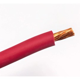 ACDC 30' FT 8 AWG GAUGE WELDING & BATTERY CABLE RED USA COPPER