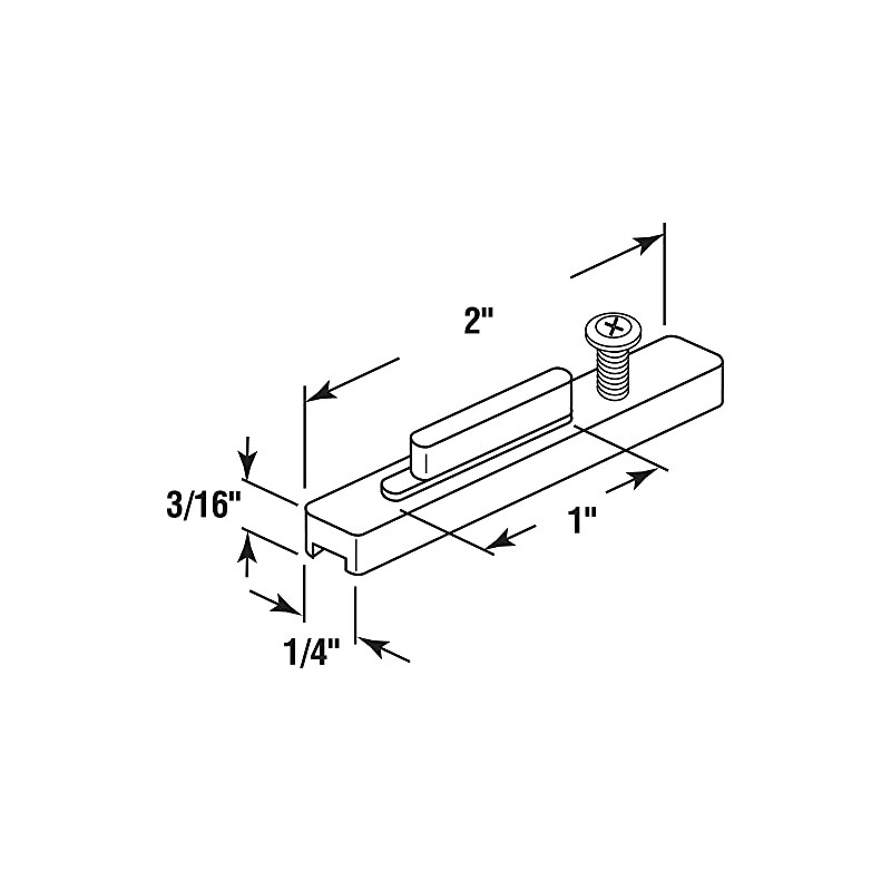 Prime-Line MP3897-2 Spiral Balance Pivot Bar, Used with 3/8 In.