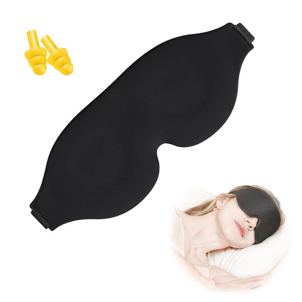 MEXRUMI Sleeping Mask, 3D Sleeping Mask for Side Sleepers, 100%