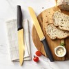 Marco Almond® Gold Knife Set With Block KYA23, 14 Pieces