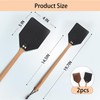 DEBETOOL 2 Pack Sturdy Leather Fly Swatter for Indoors -