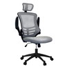 Modern High Back Mesh Executive Chair With Headrest And Flip
