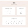 WL Wonder Lashes Fertige Wimpernfächer 6D für Professionell 0,07 250