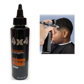 Balsamo Negro Liquido 4x4 Ideal Para Aerografo Barberia