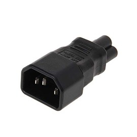 Audio Fan Converter Plug Mickey Type 3P to 3P IEC14 Power Plug Straight