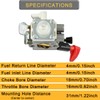 ZAMDOE FS56RC Carburetor Kit for Stihl FS70 FS56 FS70R KM56