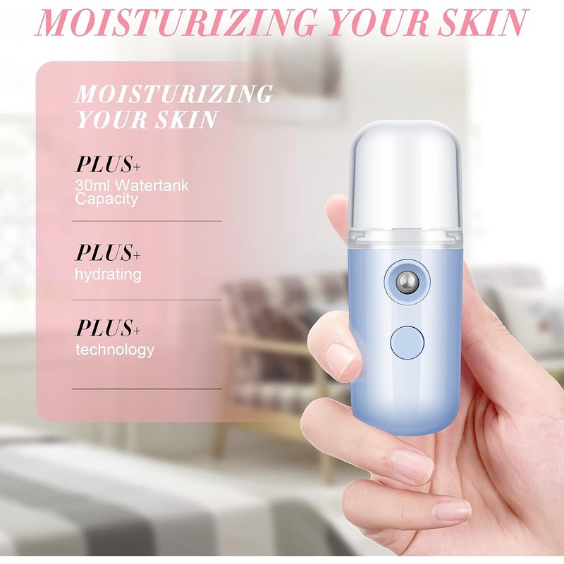 Nano Facial Mister 30ml - Mini Humidificador Facial Portátil 2