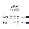 Uniball Signo 207 Gel Pen Refills, 0.5mm Micro Point, Black