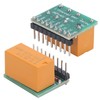 Double‑Pole Double‑Throw Relay Module, DPDT Ultra-Small Automatically Adjust Relay Board