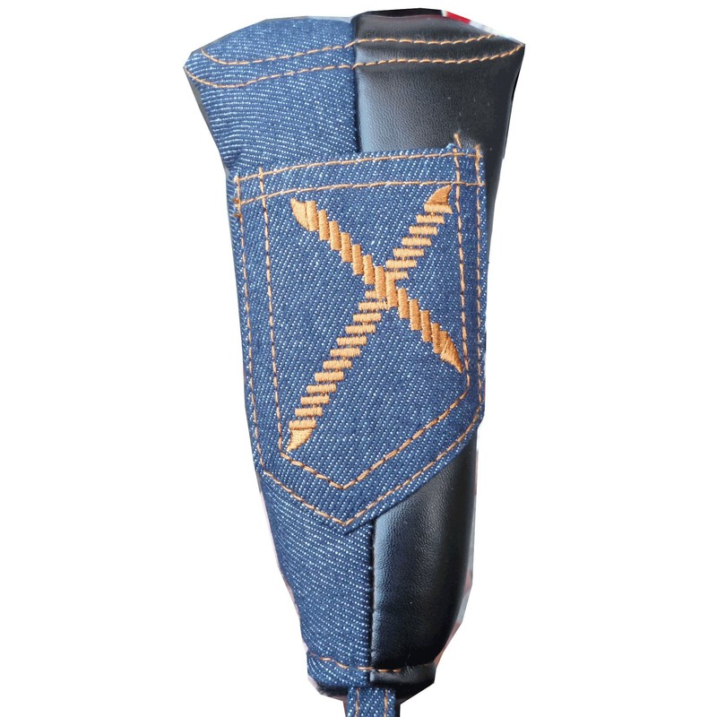 Denim Golf Putter Cover Pin Type For