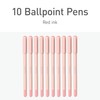 Pentonic Ballpoint Pens, 10 Count, Frosted Pale Pink Barrel with