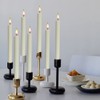 DRomance Christmas Flameless Window Taper Candles with 10-Key Remote and