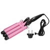 3 Barrel Curling Iron Wand Adjustable Hair Curler Waver Crimper
