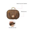 Airpods Pro2 Case, Crazy Horse Cowhide Leather Portable Travel Case