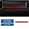 Car Dashboard Co-Pilot Instrument Panel Strip Carbon Fiber Trim Decoration