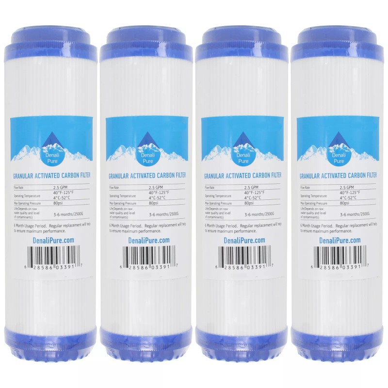 Denali Pure 4X Granular Activated Carbon Filter for Aqua Pure