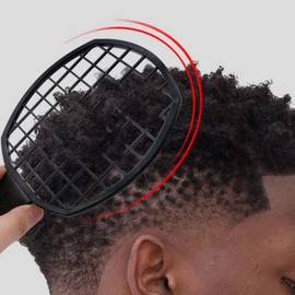 Afro Twist Comb, Two-in-One Double Ended Men Afro Curly Hair Comb Coils Dreads Hair Styling Tool for Men and Women